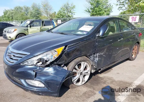 2012 Hyundai Sonata Limited z USA, uszkodzony, nr VIN 5NPEC4AC4CH324296